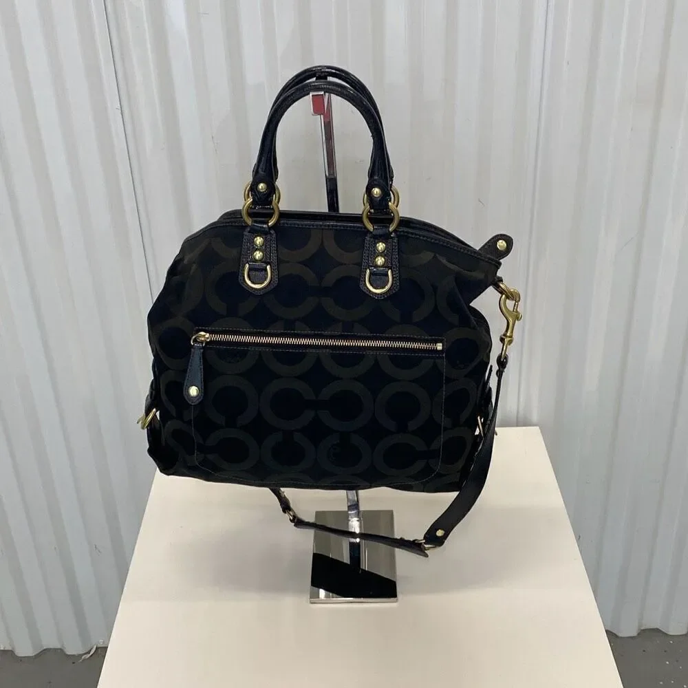 Coach Y2K OP Art satchel handbag